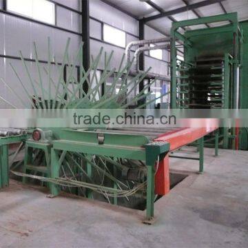 Complete particle board production line