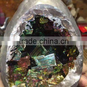 Wholesale Top Quality Small Natural Rainbow Quartz Crystal Geode Cluster for Decoration photo-2