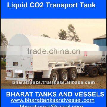 Liquid Co2 transport tank