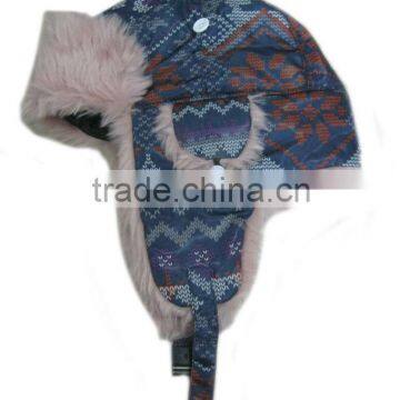 2013 newly fashion custom winter hat fabric