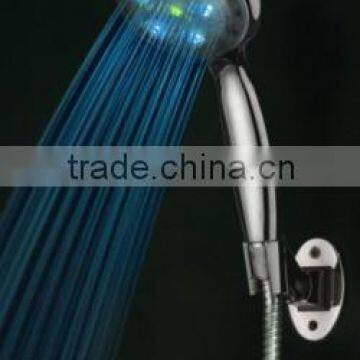 Colorful ABS chrome Bathroom LED shower head