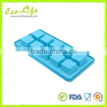 Perfect 10pcs Square Silicon Ice Cube Trays, Baby Food and Milk Trays, Whisky Ice Maker photo-3