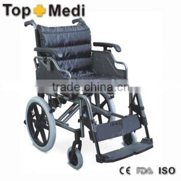 Guangzhou Topmedi Economical Aluminum Manual Wheelchair for elderly people