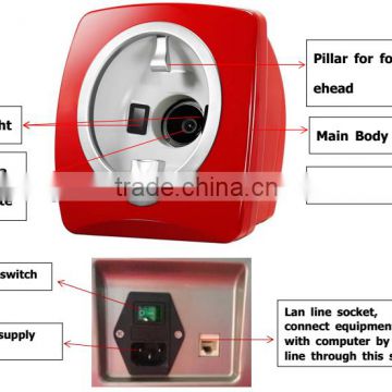 AYJ-J009(CE)magic mirror computer style intelligent facial skin analyzer skin moisture analyzer face skin test machine