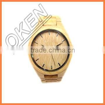 Unique design bamboo wood watch for nice gift luxury package