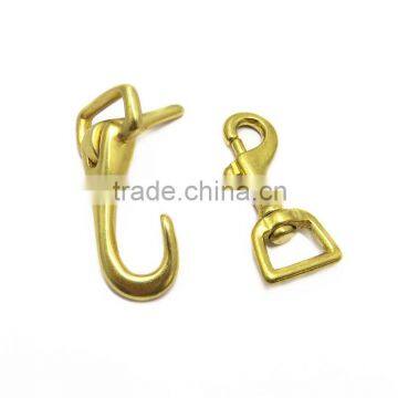 1.25 Inch High Quality Solid Brass Swivel Hook Brass Dog Clip