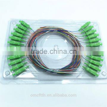 SC APC 12 fibers Colored pigtail