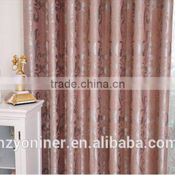 traditional jacquard blackout fabric for wedding decoration , classic jacquard curtain, flame retardant Hangzhou fabric supplier