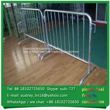 Orange plastic coated industrial portable safety barrier fence hot sale