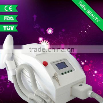 Portable 1064nm 532nm nd yag laser pulsed dye laser for tattoo removal vascular and skin rejuvenation