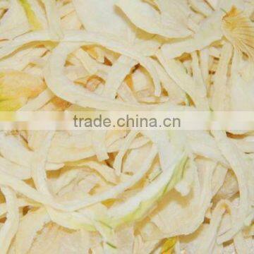 White dried onion slice dehydrated onion slice