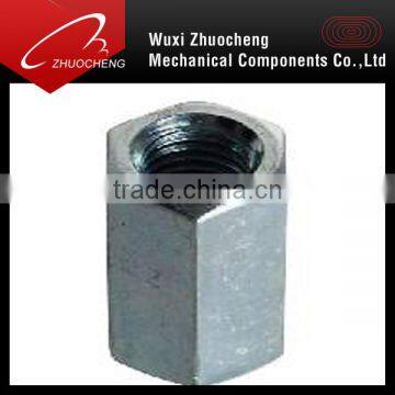 galvanized DIN6334 hex coupler nut