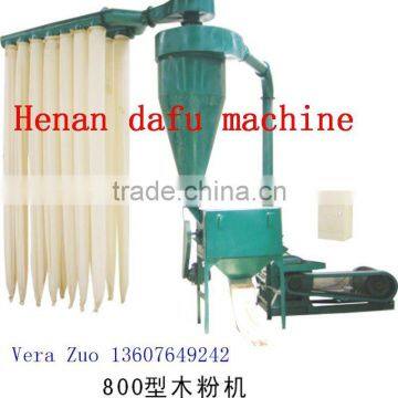 Wood powder machine with small land occupation