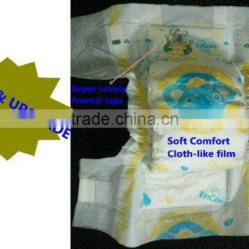 New Upgrade Soft Comfortable Cloth Like Disposable Cheap Sleepy Baby Diaper