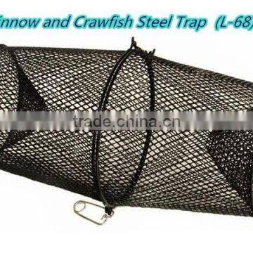 Commercial galvanized torpedo wire mesh Minnow trap