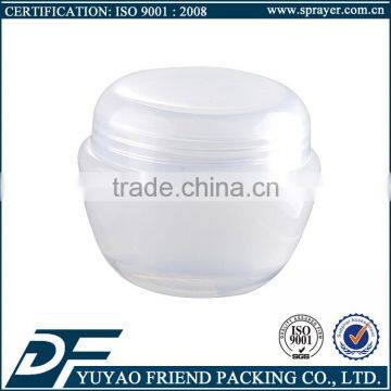 Plastic PP Cream Jars for Cosmetic Packaging, Round Plastic 80ml Cream Jar