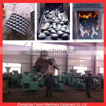 TOP QUALITY sugarcane bagasse charcoal briquette machine