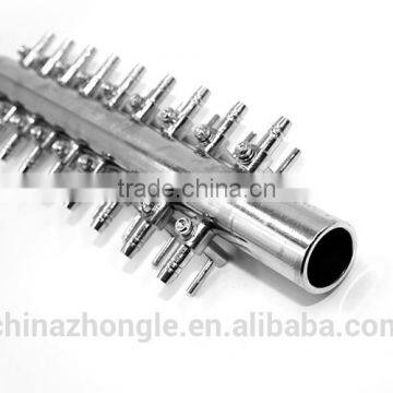 19 mm Inlet 4 mm Outlet One Way in 18 Way Out Metal Air Control Valve photo-2