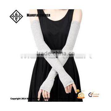 Women Arm Sleeves Fingerless Gloves Custom Car Sunshade Stretchy Long Sleeve