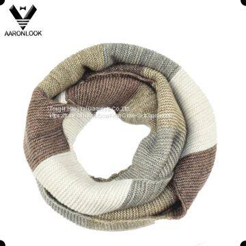 Trendy Unisex Colorful Stripe Pattern 3PC Knit Winter Set photo-5