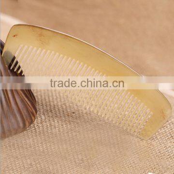 Handmade Craft Horn Comb for Hair Natural Healthy Massage Smoothing Hair Brush for Exquisite Gift
