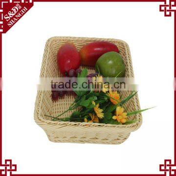 Washable Poly Rattan Cheap Price Supermarket Hotel Sundries Basket Kitchen Storage Rack photo-2
