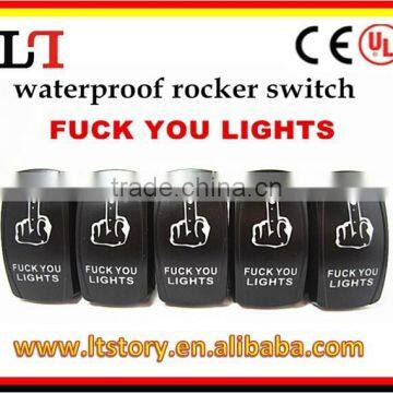 Blue Illuminated Rocker Switch photo-2