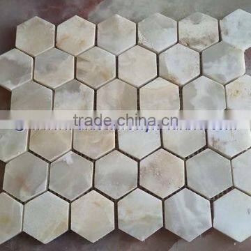 Customizable LIGHT GREEN ONYX MOSAIC TILES COLLECTIONS photo-4