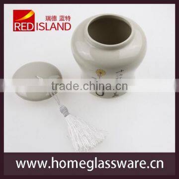 Vintage Tea Canister Container Storage Ceramic Jar photo-3