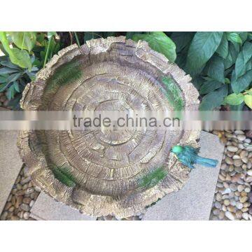 Eco-friendly Log Bird Bath Wooden Bird Feeder for Sale photo-3