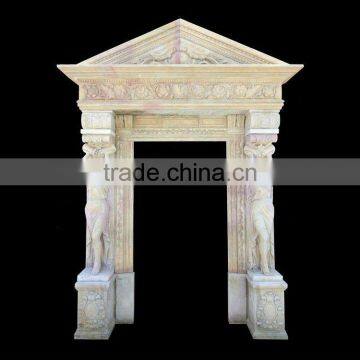 Marble Door Frame With Figure Design