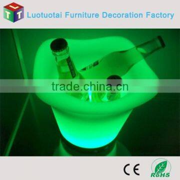 Color Changing Led Wine Bucket/ Rechargeable Led Ice Bucket/Led Lighted Ice Bucket photo-3