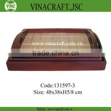 wholesale Wood bamboo trays