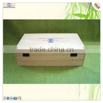 Cheap Vodka Whiskey Packaging 2 Bottles Wooden Wine Box photo-5