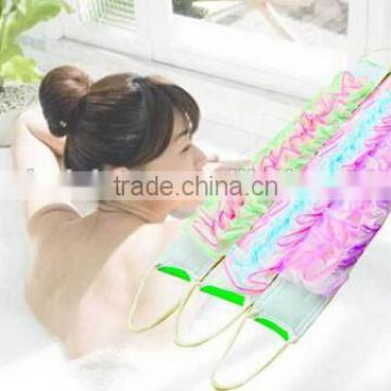 cy300 Double Side Beauty Back Skin Bath Flower Wash Cloth Shower Towel