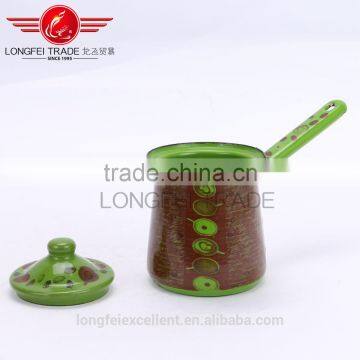 2016 Best Selling Hot Desing Useful Enamelmilk Pot/enamel Boiling Pot/ Enamel Coffee Pot photo-6