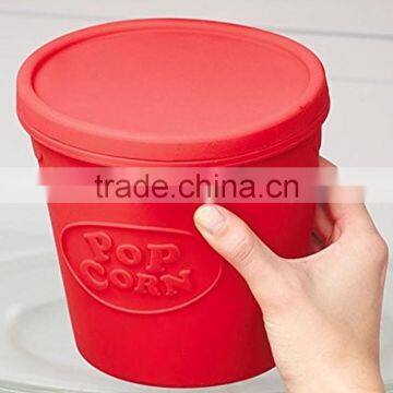 Silicone Popcorn Container DIY Silicone Microwave Popcorn Maker Bucket