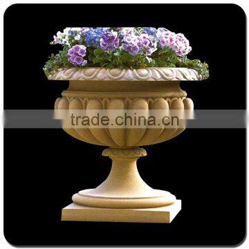 Low Marble Flower Pot Indoor Flower Pots for Sale photo-3