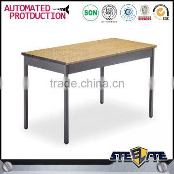 Wholesale Cheap Modern Wood Top Metal Material Library Read Tables