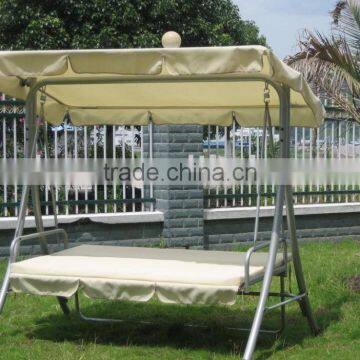 Garden swing bed