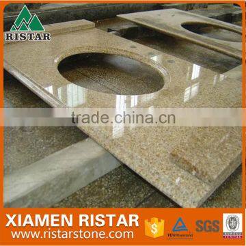 China Golden sunset yellow G682 granite bathroom vanity tops