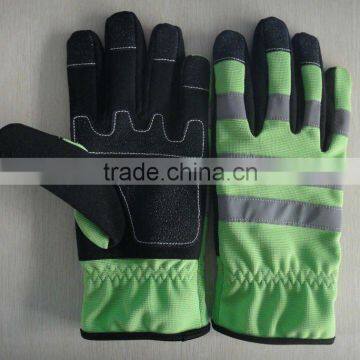 High Visibility Mechanics Gloves ZJM43