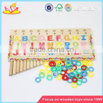 Wholesale Educational Kids Wooden Count Toy Baby Preschool Teaching Aid Wooden Count Toy W12E001 photo-2