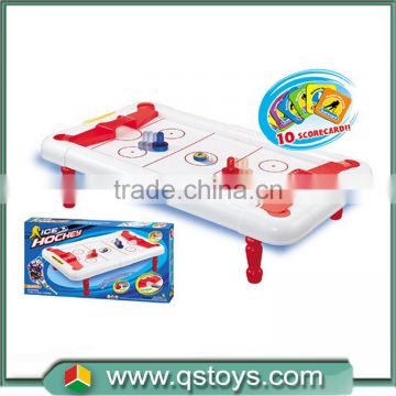 Promotion finger game toy ice hockey toy