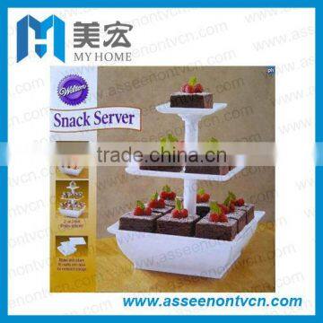 3-Tier Treats & Appetizers Stand Snack Server