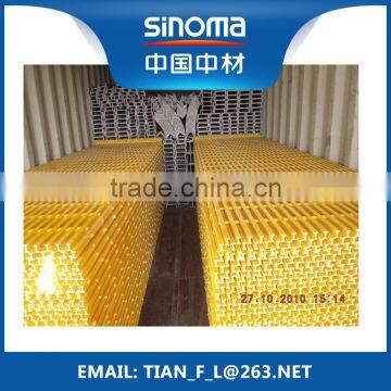 FRP GRP Fiberglass Assembled Structural Gratings Platform Anticorrosion