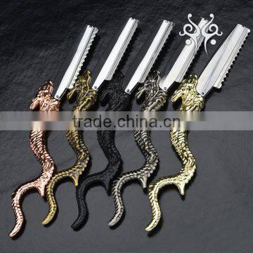 2017 Dragon Handle Folding Straight Barber Razor With Stainless Steel Blade photo-5