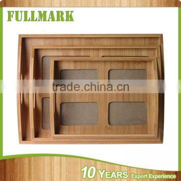 Specialized frame High Quality wooden photo serving tray