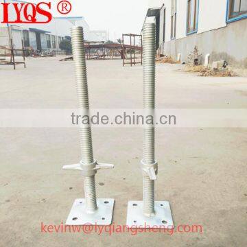 Steel adjustable scaffolding screw jack / post jack base