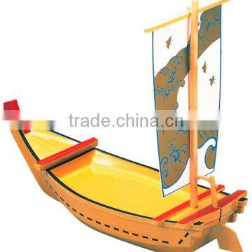 Hinoki Wood Tairyo Sashimi Ship Boat Natural Color photo-4